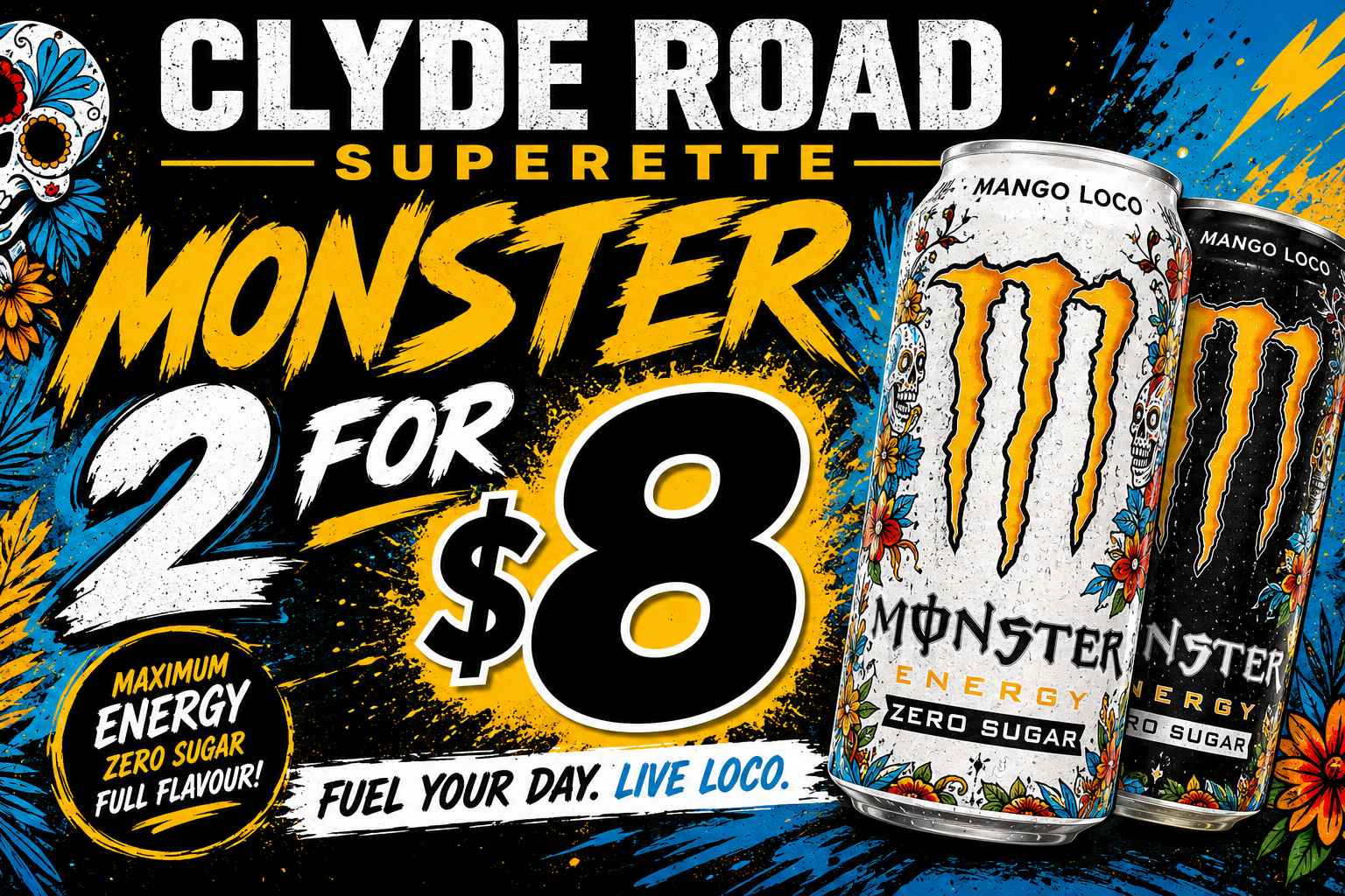 Monster Energy Promotional Banner