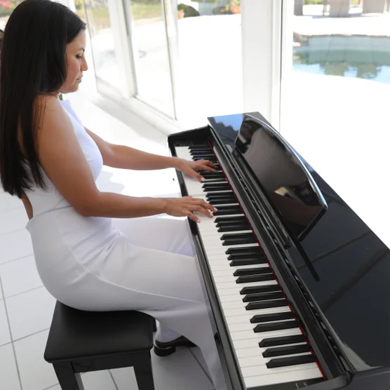 Artesia Pro A100 High Gloss Ebony Digital Piano 1