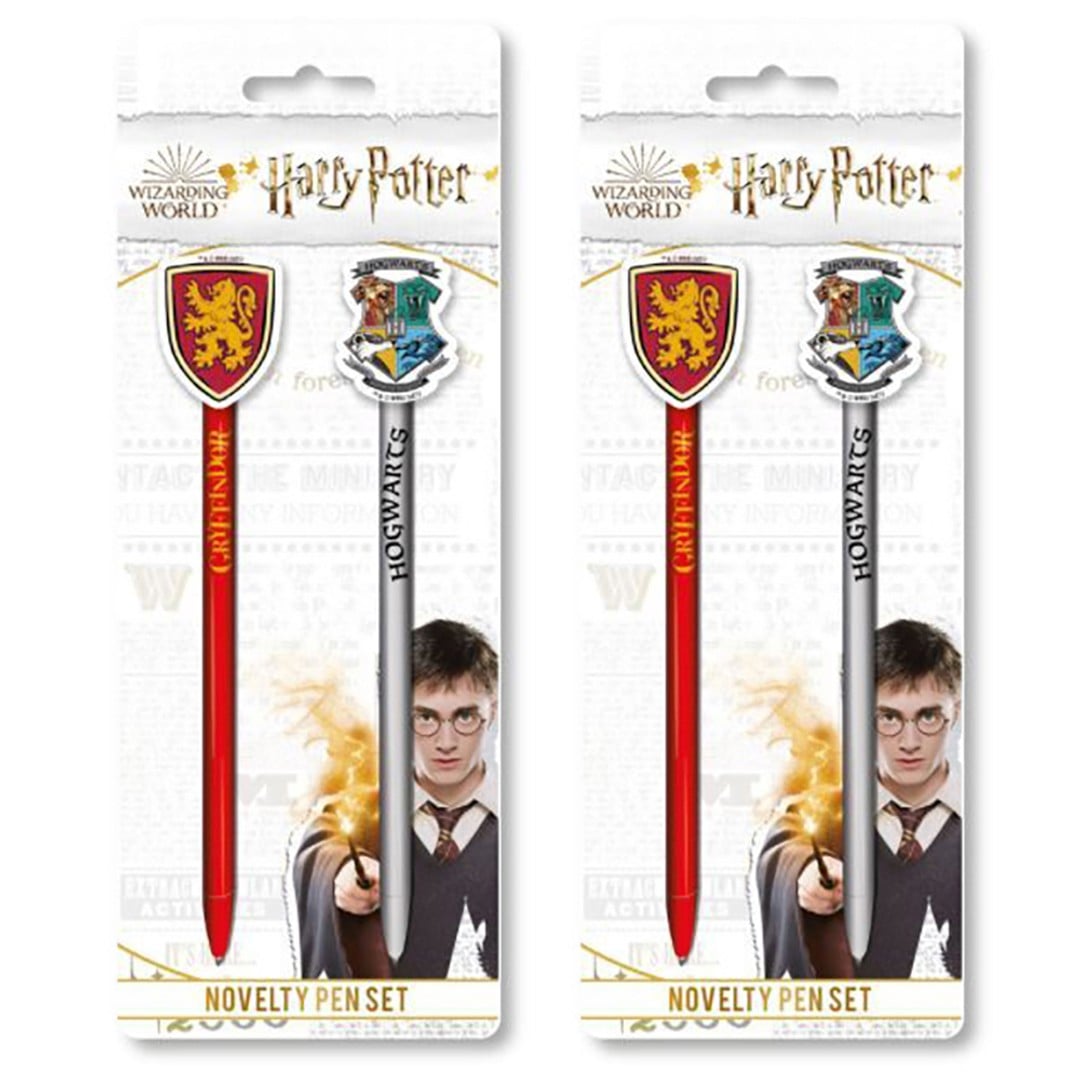 4pc Wizarding World Harry Potter Stand Together Novelty Stationary Pen Set